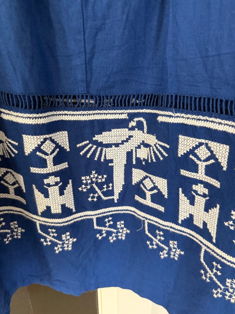 Farm Rio Square Neck Embroidered Dress - Picture 6 of 7